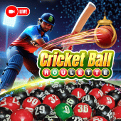 Cricket Ball Roulette on plus777 legit app